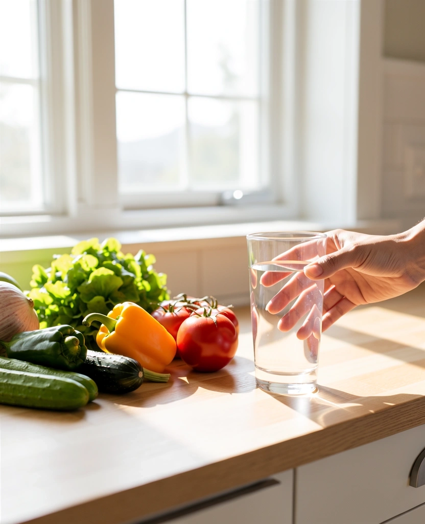 Morning wellness routine